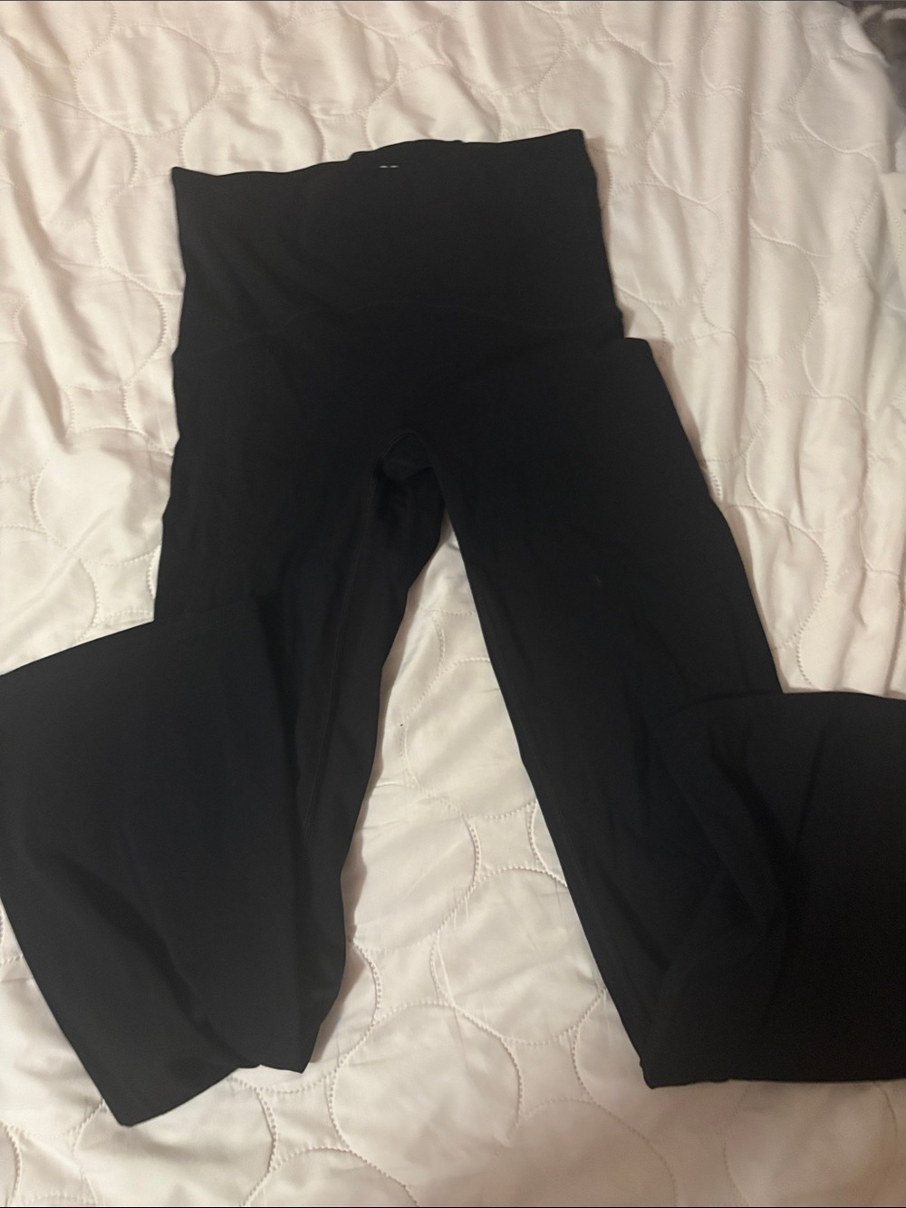 Women’s High-Waist Black Flare Pants-